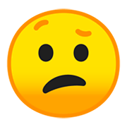 😕 Emoji verwundertes Gesicht Google Android 9.0.