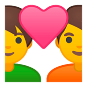 Émoji 💑 Couple Avec Cœur sur Google Android 9.0.