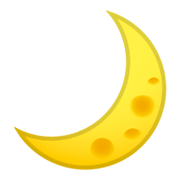 Emoji 🌙 Spicchio Di Luna su Google Android 9.0.