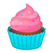 Emoji 🧁 Cupcake su Google Android 9.0.