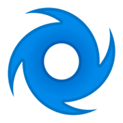 Emoji 🌀 Ciclone su Google Android 9.0.