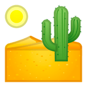 Emoji 🏜️ Deserto su Google Android 9.0.