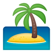 Emoji 🏝️ Isola Deserta su Google Android 9.0.