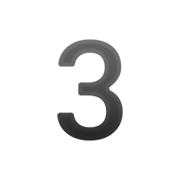 Emoji 3️ Cifra tre su Google Android 9.0.