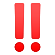 ‼️ Emoji Exclamación Doble en Google Android 9.0.
