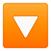 Emoji 🔽 Pulsante A Triangolo Rivolto Verso Il Basso su Google Android 9.0.