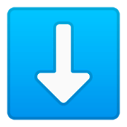 Emoji ⬇️ Freccia Rivolta Verso Il Basso su Google Android 9.0.