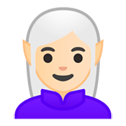 🧝🏻 Emoji Elfo: Pele Clara na Google Android 9.0.