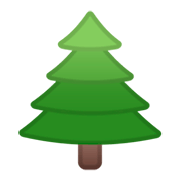 🌲 Emoji árbol De Hoja Perenne en Google Android 9.0.