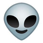 Emoji 👽 Alieno su Google Android 9.0.