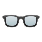 Emoji 👓 Occhiali Da Vista su Google Android 9.0.