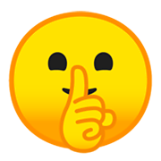 Emoji 🤫 Faccina Che Zittisce su Google Android 9.0.