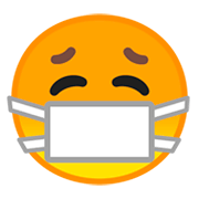 😷 Emoji Cara Con Mascarilla Médica en Google Android 9.0.