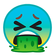 Émoji 🤮 Visage Qui Vomit sur Google Android 9.0.
