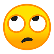 Emoji 🙄 Faccina Con Occhi Al Cielo su Google Android 9.0.