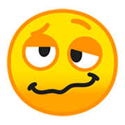 Emoji 🥴 Faccina Stordita su Google Android 9.0.