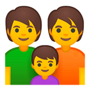 Émoji 👪 Famille sur Google Android 9.0.