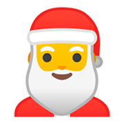 Emoji 🎅 Babbo Natale su Google Android 9.0.