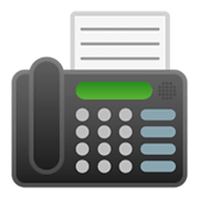 Emoji 📠 Fax su Google Android 9.0.