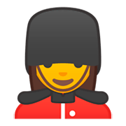 Émoji 💂‍♀️ Garde Femme sur Google Android 9.0.