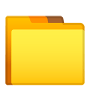 Emoji 📁 Cartella File su Google Android 9.0.