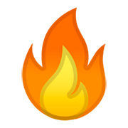 🔥 Emoji Feuer Google Android 9.0.