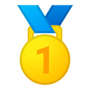 🥇 Emoji Medalla De Oro en Google Android 9.0.
