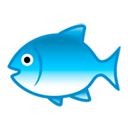 Emoji 🐟 Pesce su Google Android 9.0.