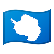 🇦🇶 Emoji Bandeira: Antártida na Google Android 9.0.
