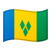 Emoji 🇻🇨 Bandiera: Saint Vincent E Grenadine su Google Android 9.0.