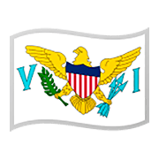 🇻🇮 Emoji Bandera: Islas Vírgenes De EE. UU. en Google Android 9.0.