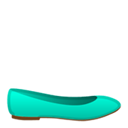 Émoji 🥿 Chaussure Plate sur Google Android 9.0.