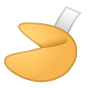 Emoji 🥠 Biscotto Della Fortuna su Google Android 9.0.