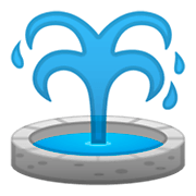 Emoji ⛲ Fontana su Google Android 9.0.
