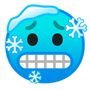 Emoji 🥶 Faccina Congelata su Google Android 9.0.