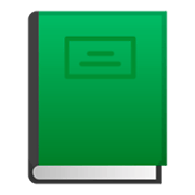 📗 Emoji Libro Verde en Google Android 9.0.