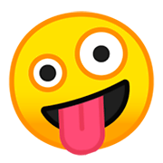 🤪 Emoji irres Gesicht Google Android 9.0.