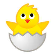 Emoji 🐣 Pulcino Che Nasce su Google Android 9.0.