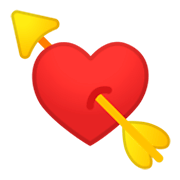 Emoji 💘 Cuore Con Freccia su Google Android 9.0.