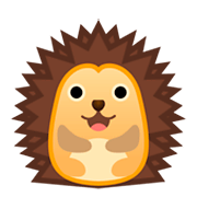 Emoji 🦔 Riccio su Google Android 9.0.