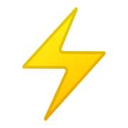 Emoji ⚡ Alta Tensione su Google Android 9.0.