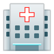 Emoji 🏥 Ospedale su Google Android 9.0.