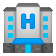 Emoji 🏨 Hotel su Google Android 9.0.