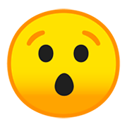😯 Emoji verdutztes Gesicht Google Android 9.0.