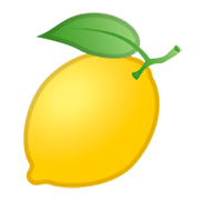 🍋 Emoji Limón en Google Android 9.0.