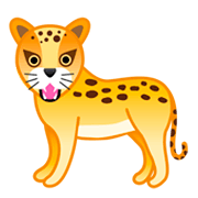 🐆 Emoji Leopardo na Google Android 9.0.