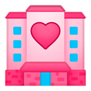 Emoji 🏩 Love Hotel su Google Android 9.0.