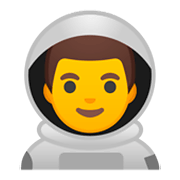 Emoji 👨‍🚀 Astronauta Uomo su Google Android 9.0.