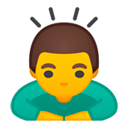 Émoji 🙇‍♂️ Homme Qui S’incline sur Google Android 9.0.