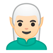 🧝🏻‍♂️ Emoji Elfo Hombre: Tono De Piel Claro en Google Android 9.0.